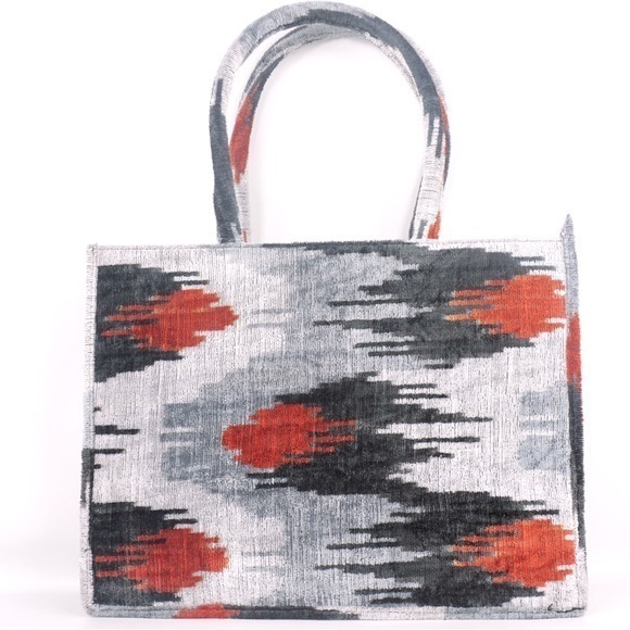 md home Handbags - MD HOME HANDMADE IKAT VELVET BAG